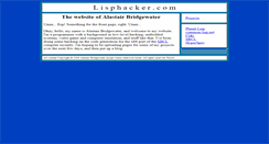Desktop Screenshot of lisphacker.com